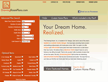 Tablet Screenshot of drawingroomplans.com